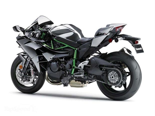 بررسی موتورسیکلت کاوازاکی Ninja H2 مدل 2015